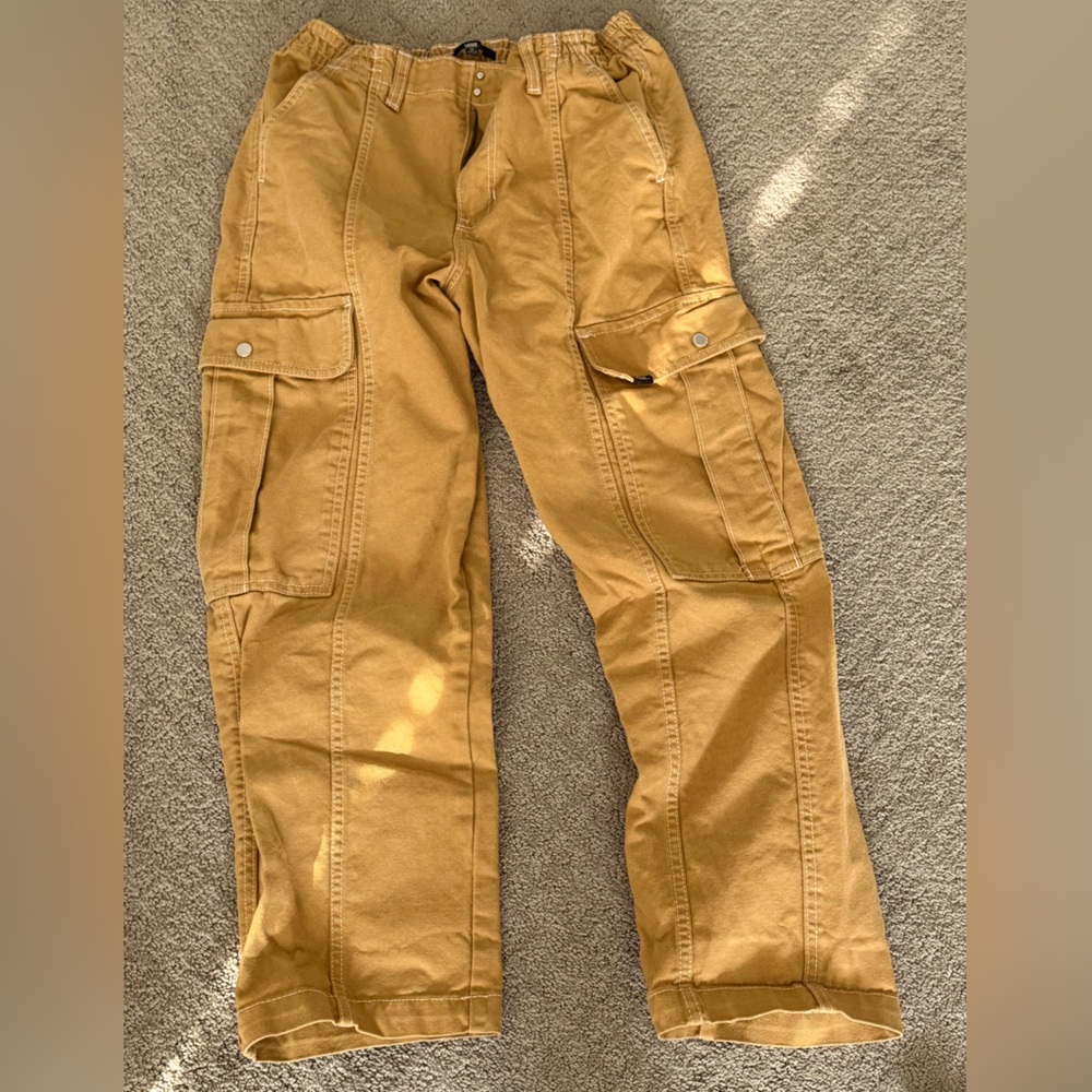 Women Vans Cargo mustard yellow Pants